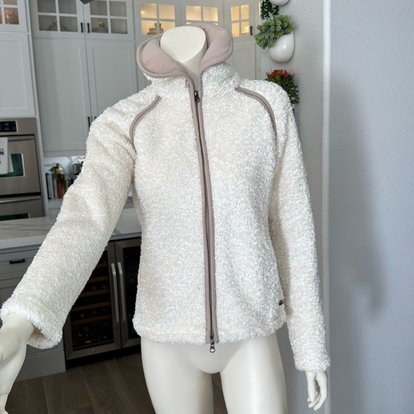 Athleta Plush Full Zip Jacket Sz M - Picture 1 of 8